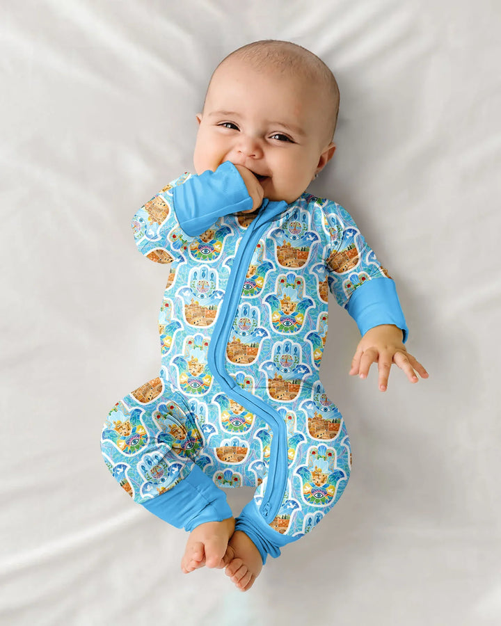 Gerippte Babykleidung mit individuellem Foto - Weich &amp; Skizzenhaft