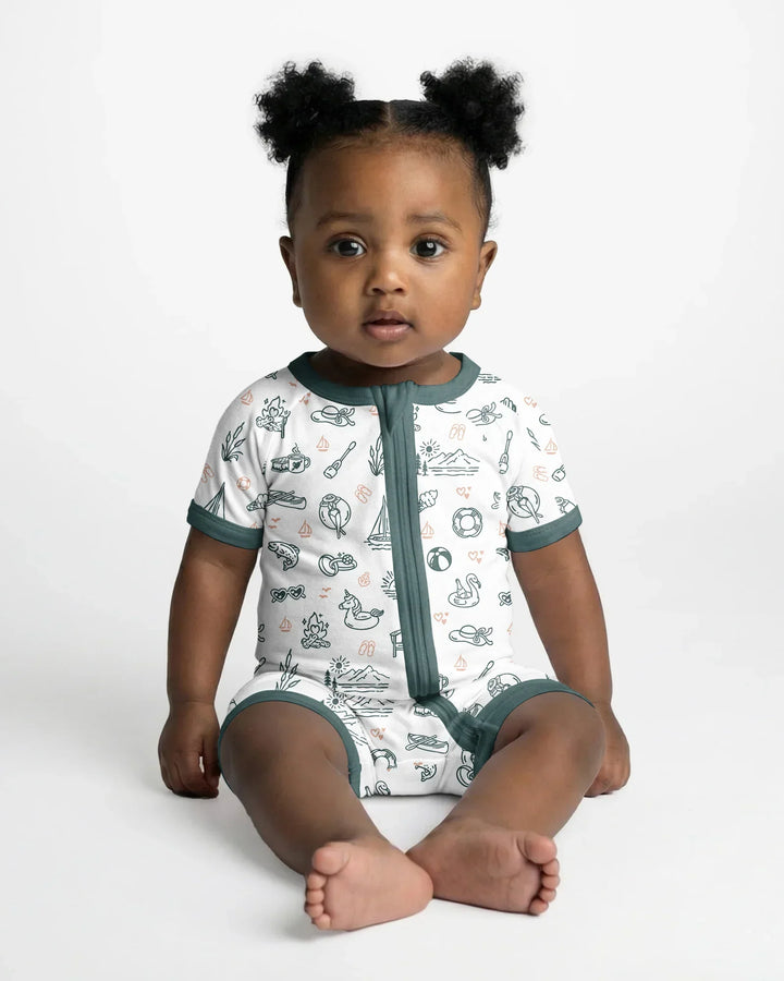 Lake Vibe Bamboo Shorty Zippy