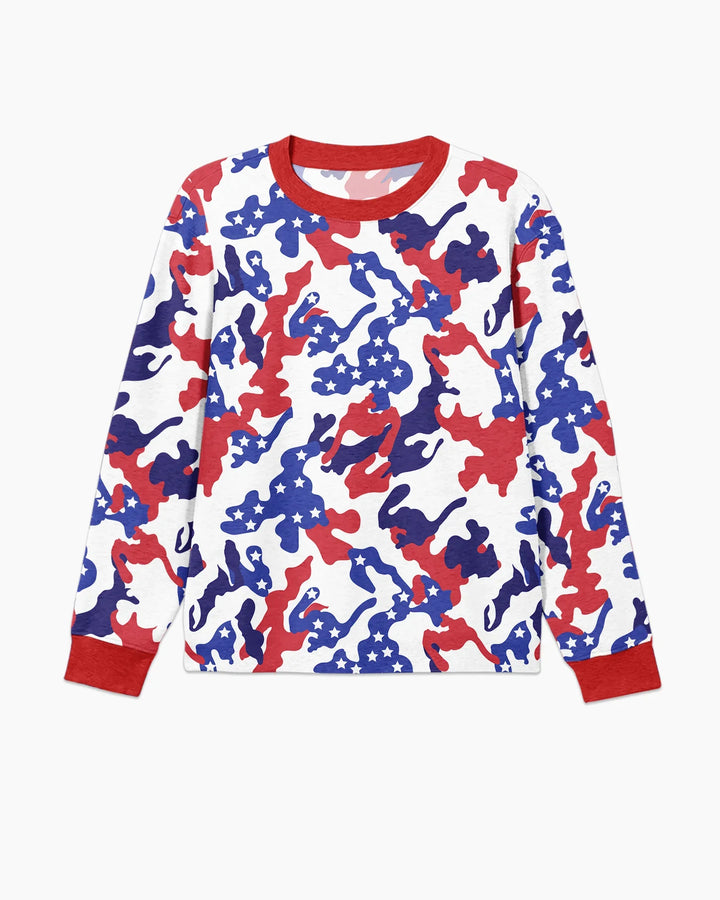 Patriot Camo Daddy & Me Matching Bamboo Men's Pajama Set