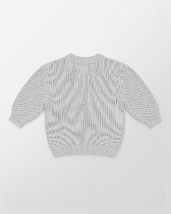 Embroidered Baby Name Bamboo Knit Sweater Bubble