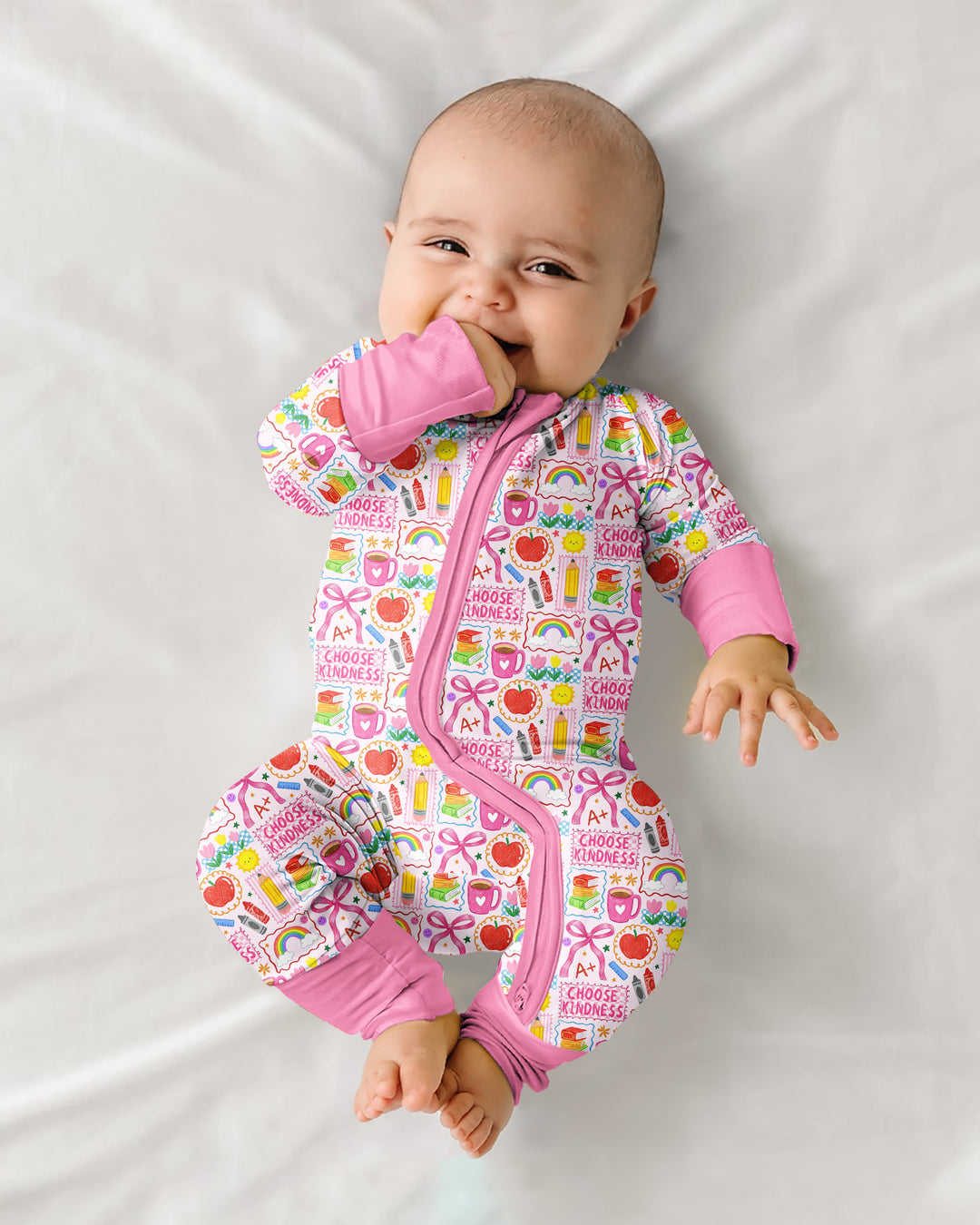 Gerippte Babykleidung mit individuellem Foto - Weich &amp; Skizzenhaft
