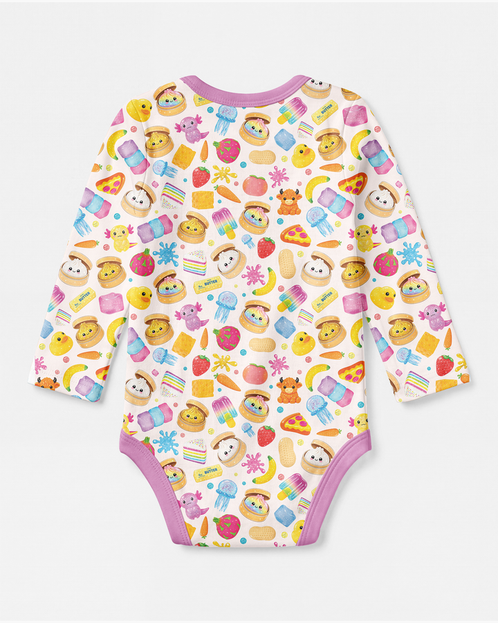 Gerippte Babykleidung mit individuellem Foto - Weich &amp; Skizzenhaft