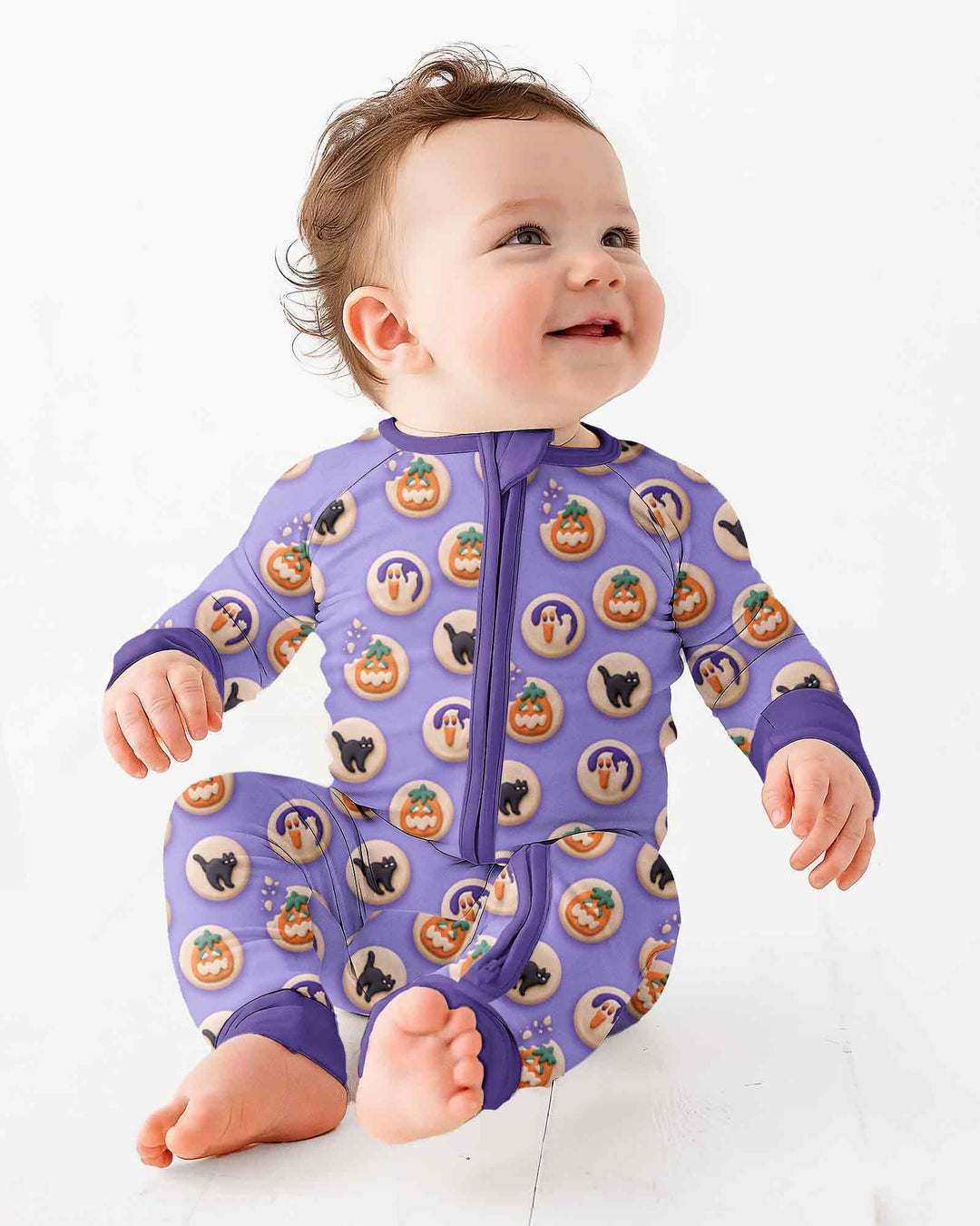 Gerippte Babykleidung mit individuellem Foto - Weich &amp; Skizzenhaft
