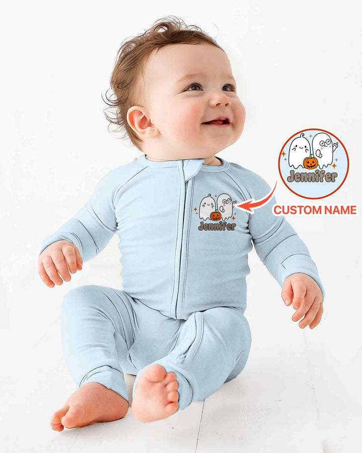 Personalized Spooky One Birthday 1st Birthday Halloween Bamboo Convertible Zippy