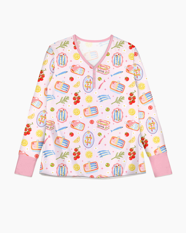 Vorlage Bambus Damen Pyjama Set