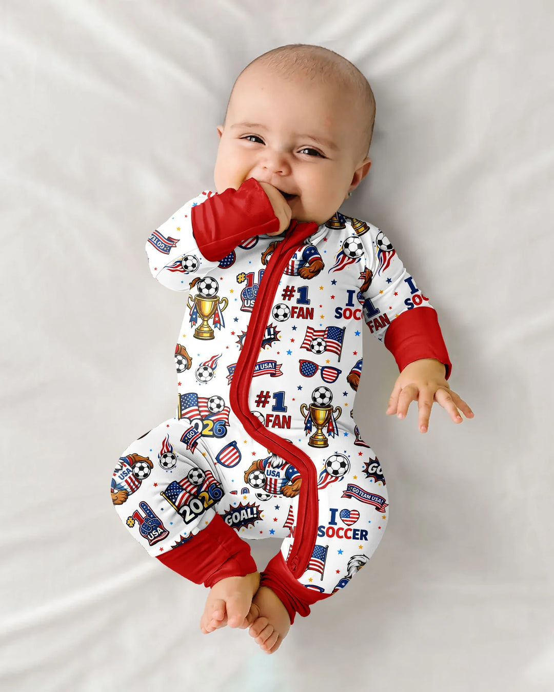 Gerippte Babykleidung mit individuellem Foto - Weich &amp; Skizzenhaft