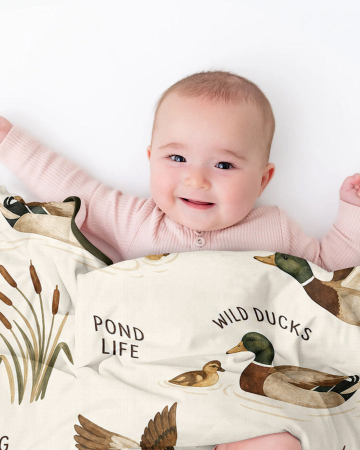 Little Pond Wander Bamboo Blanket