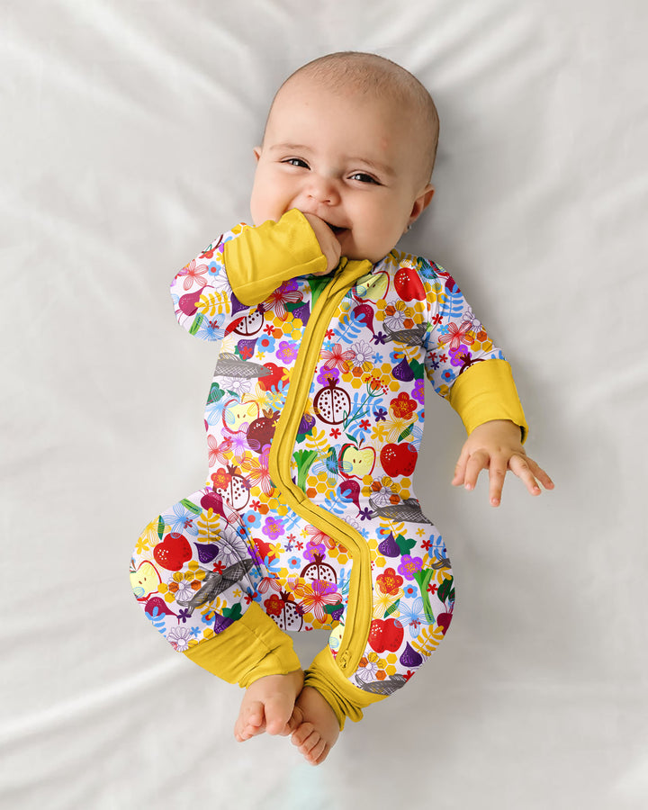 Gerippte Babykleidung mit individuellem Foto - Weich &amp; Skizzenhaft