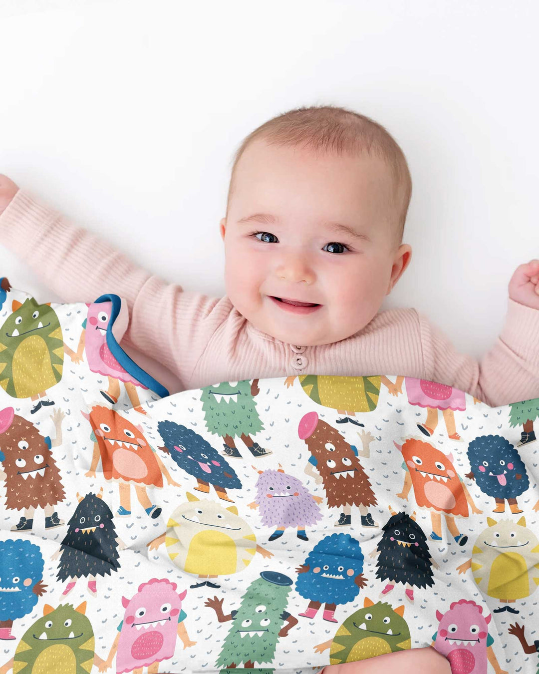 (Not So) Scary Monsters Bamboo Blanket