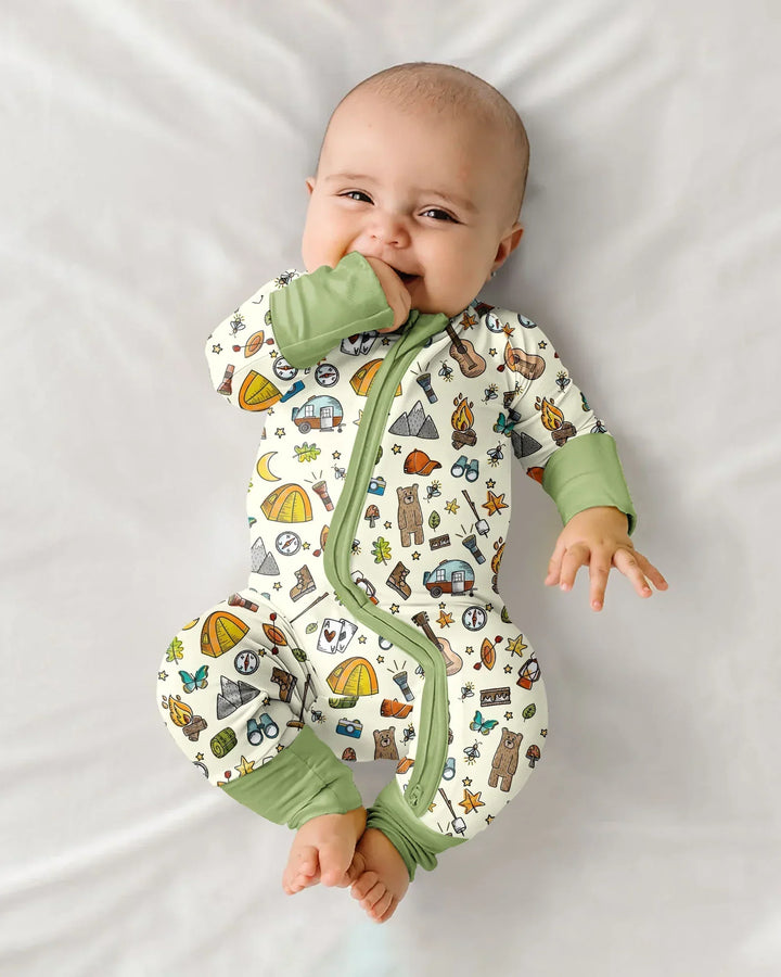 Gerippte Babykleidung mit individuellem Foto - Weich &amp; Skizzenhaft