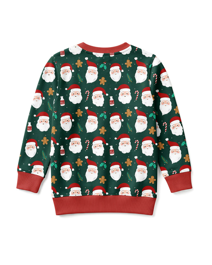 Christmas Sweet Santa Bamboo Crewneck Sweatshirt