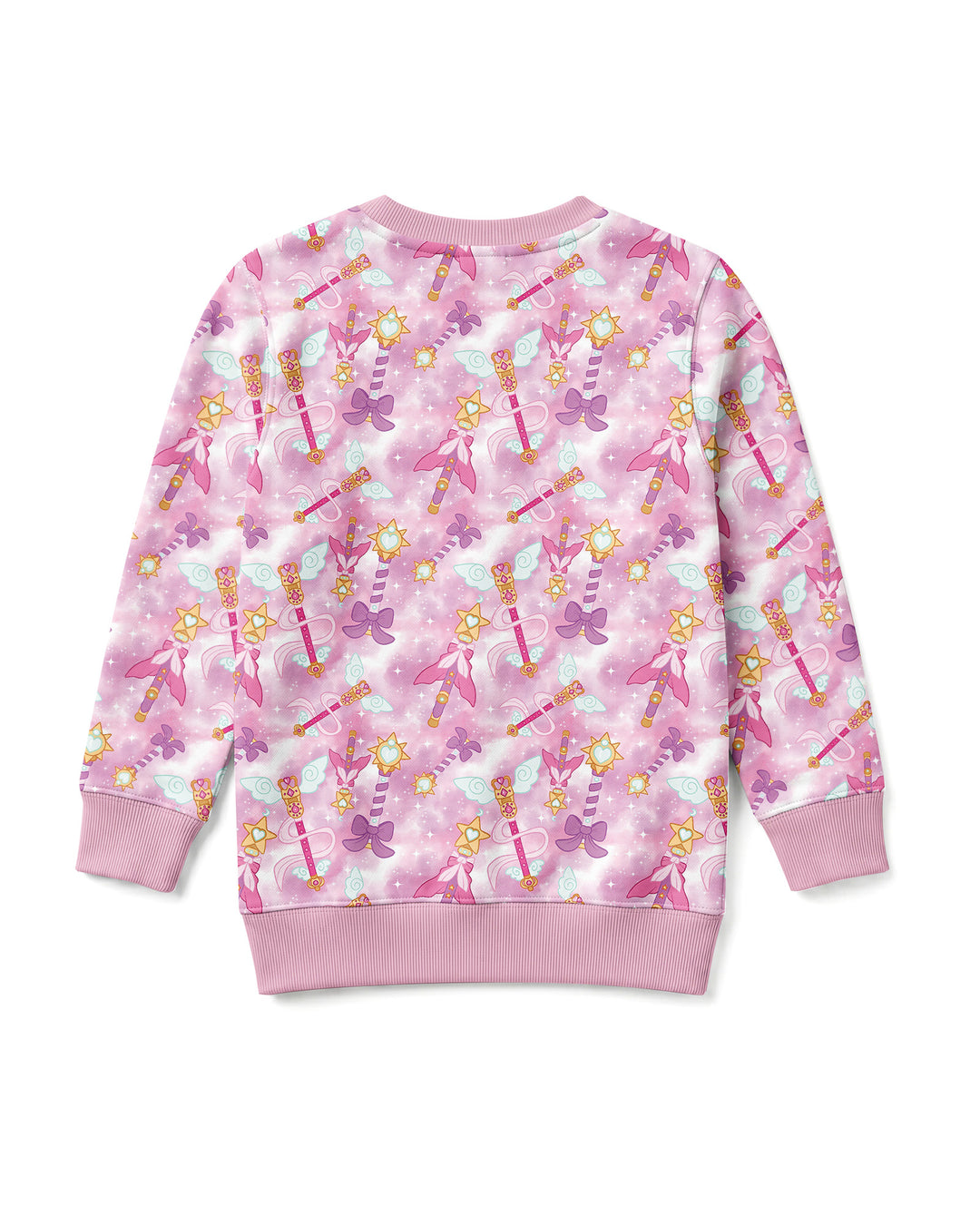 Kawaii Magical Girl Wand Bamboo Crewneck Sweatshirt