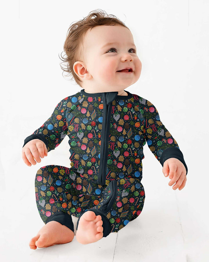 Holiday Ditsy Bamboo Convertible Zippy