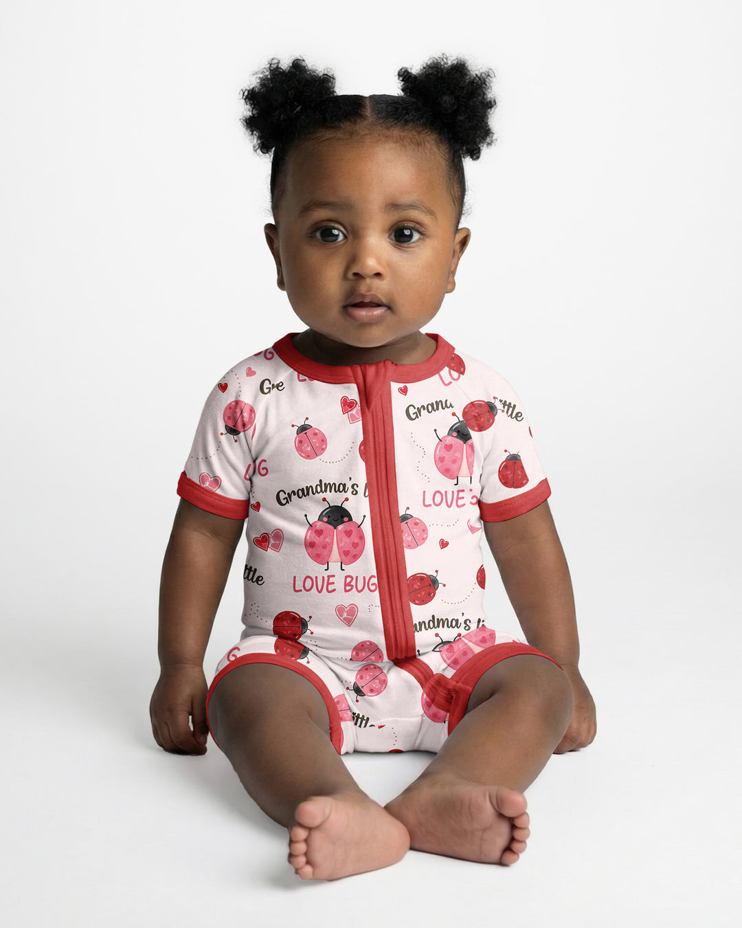 Grandma's Little Love Bug Bamboo Shorty Zippy