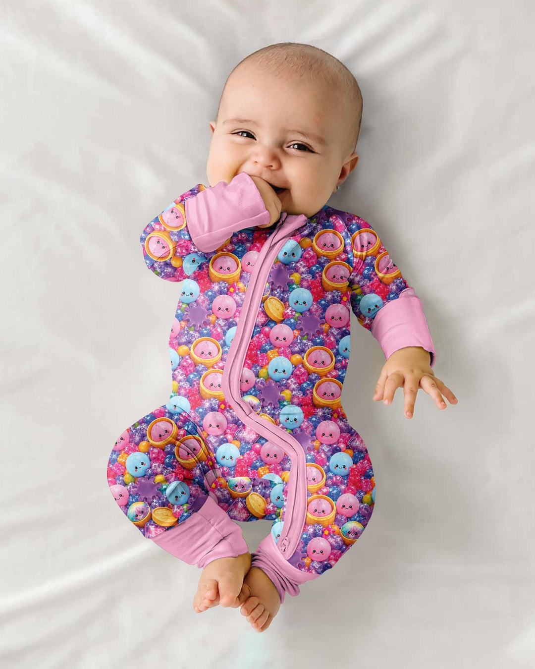 Gerippte Babykleidung mit individuellem Foto - Weich &amp; Skizzenhaft