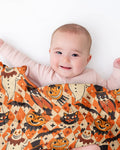 Vintage Halloween Carnival Bamboo Blanket