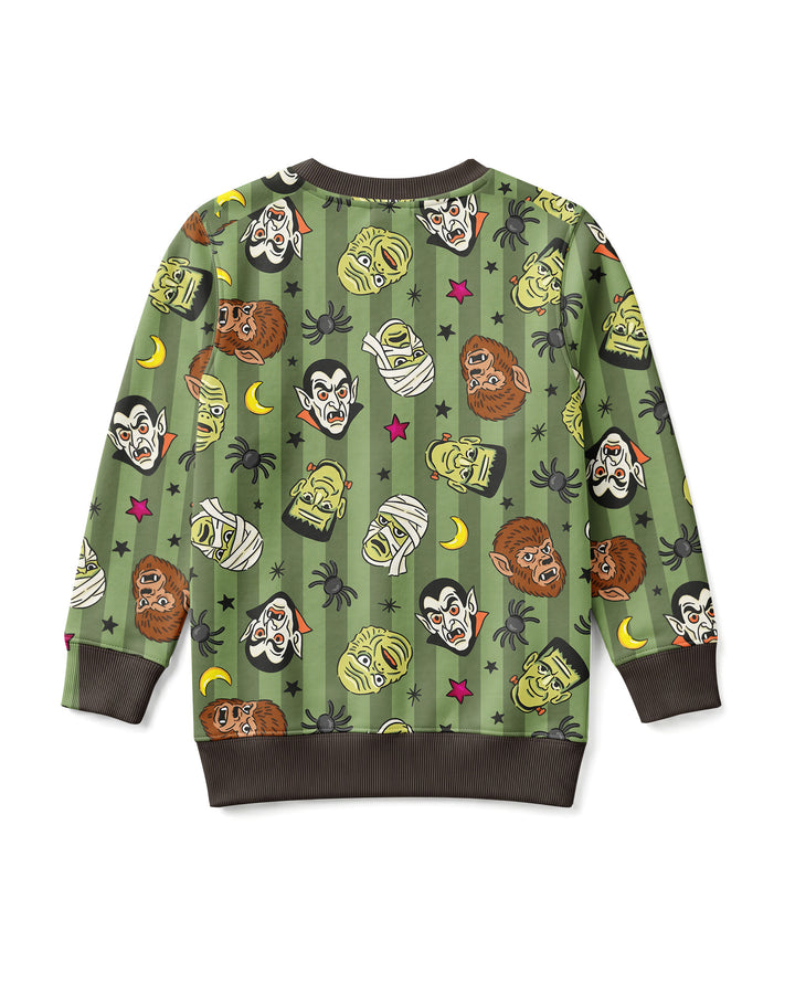 Sweatshirt mit Rundhalsausschnitt aus Bambusfaser