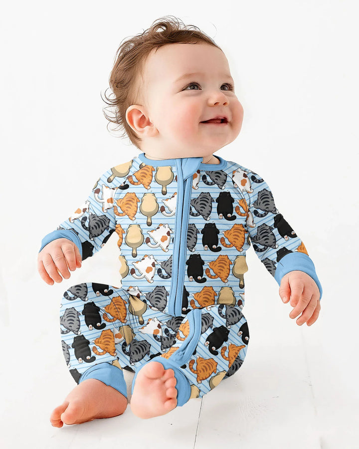Gerippte Babykleidung mit individuellem Foto - Weich &amp; Skizzenhaft