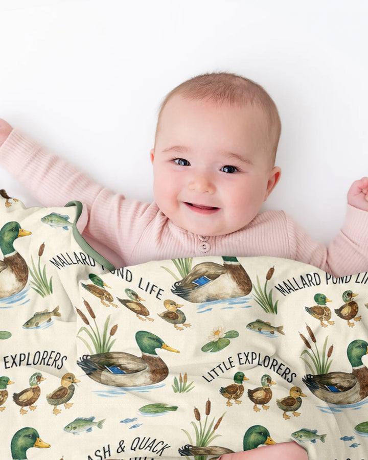 Little Mallard Bamboo Blanket