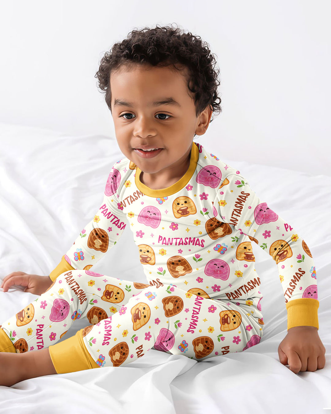 Pantasmas Ghost Bamboo Two Piece Long Sleeve Pajama Set