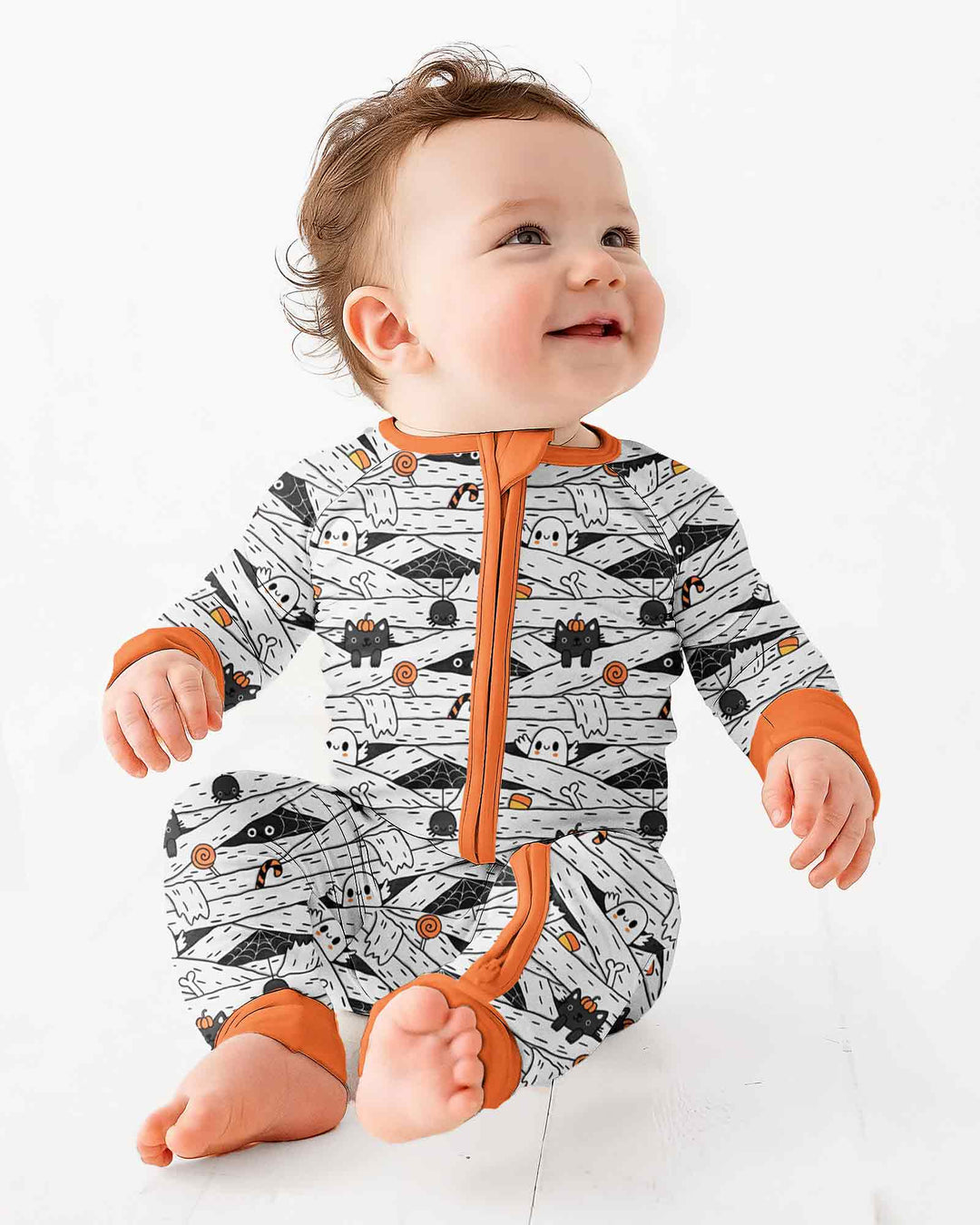 Gerippte Babykleidung mit individuellem Foto - Weich &amp; Skizzenhaft