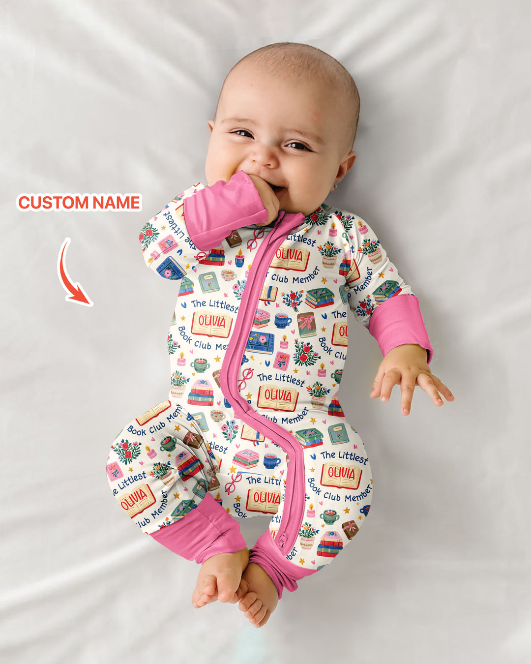 Gerippte Babykleidung mit individuellem Foto - Weich &amp; Skizzenhaft
