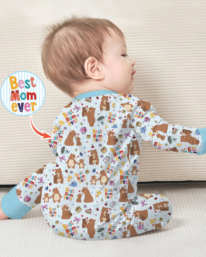 Gerippte Babykleidung mit individuellem Foto - Weich &amp; Skizzenhaft