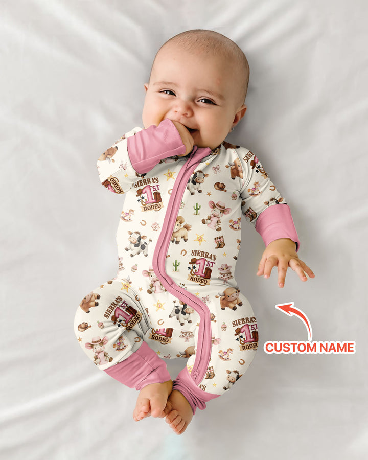 Gerippte Babykleidung mit individuellem Foto - Weich &amp; Skizzenhaft