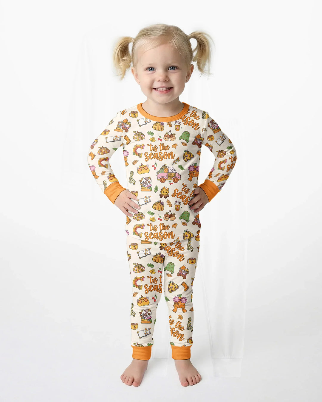 'Tis The Season Bamboo Two Piece Long Sleeve Pajama Set
