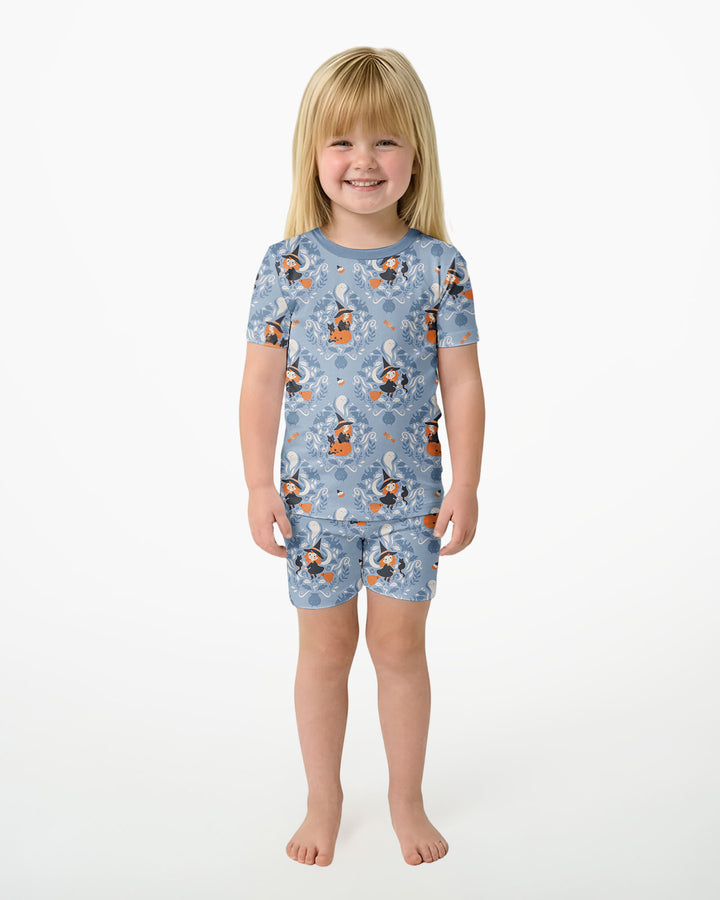 Sweet Witches Bamboo Two Piece Short Sleeve Shorts Pajama Set