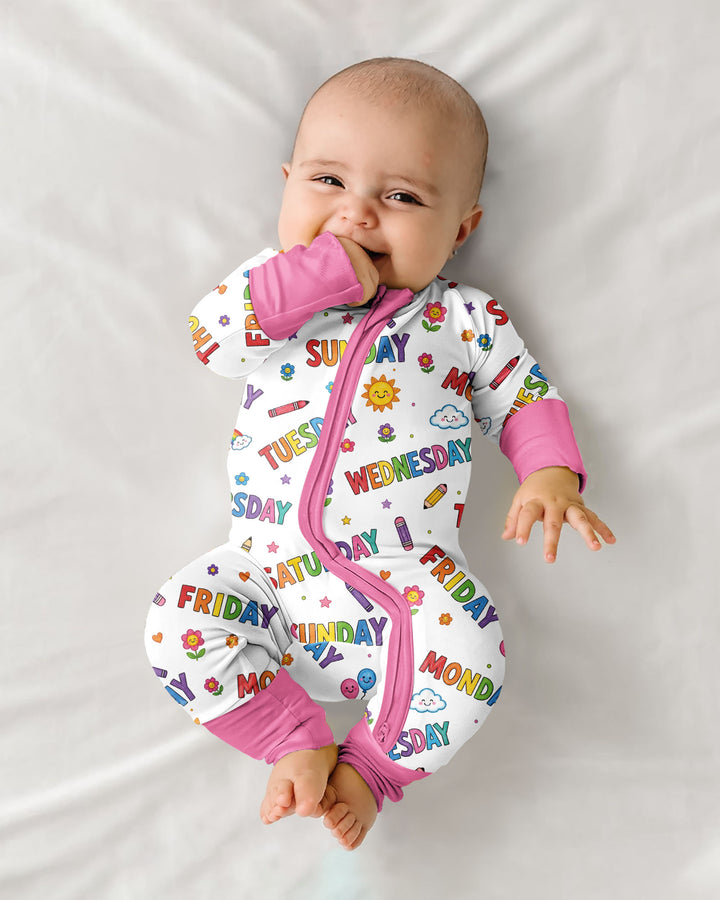 Days of the Week Bamboo Convertible Zippy