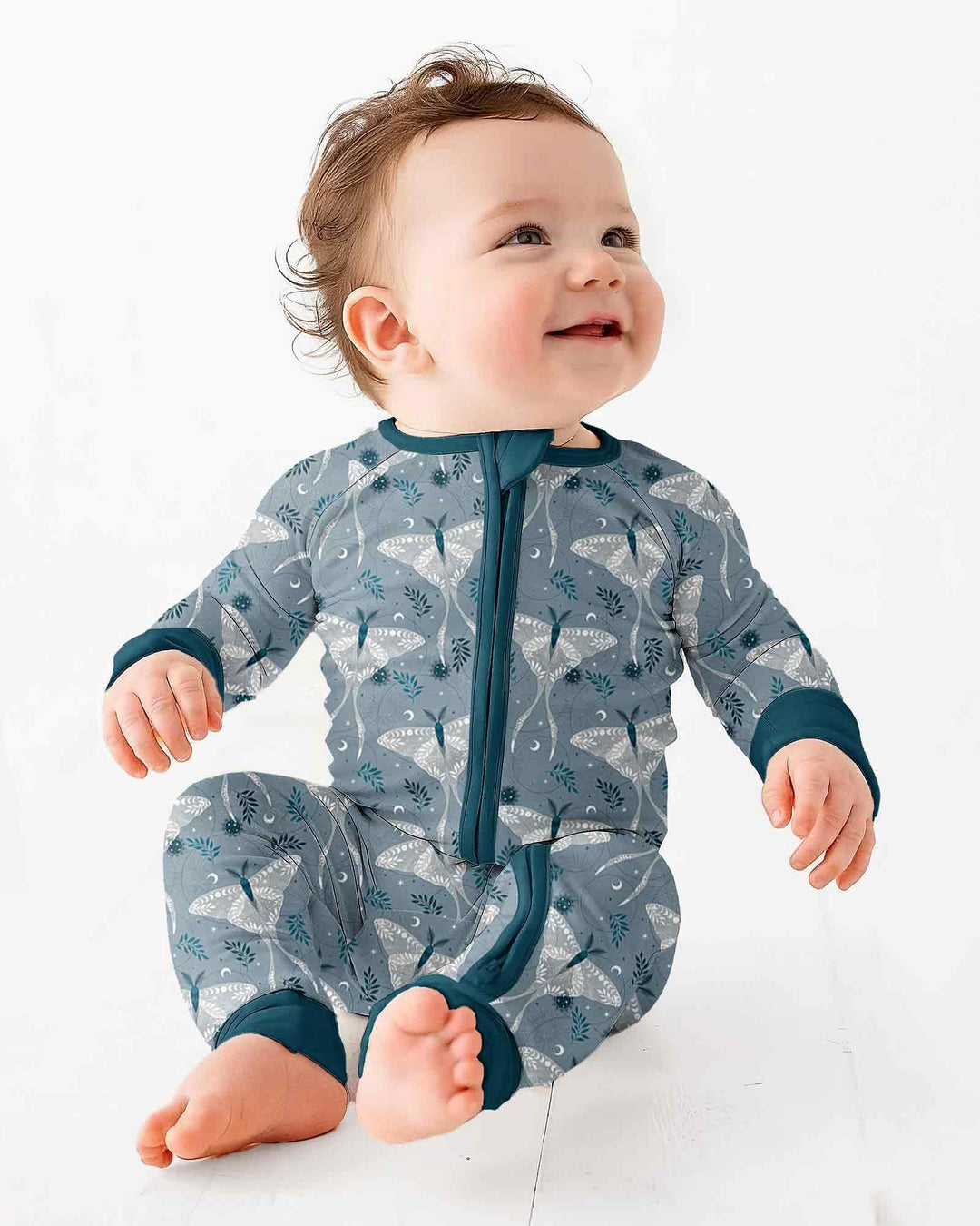 Gerippte Babykleidung mit individuellem Foto - Weich &amp; Skizzenhaft