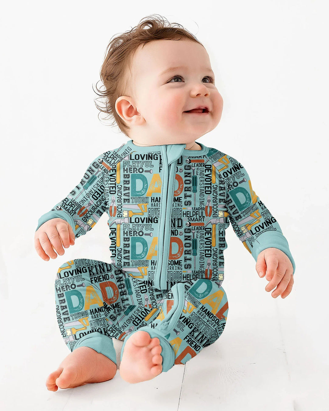 Gerippte Babykleidung mit individuellem Foto - Weich &amp; Skizzenhaft