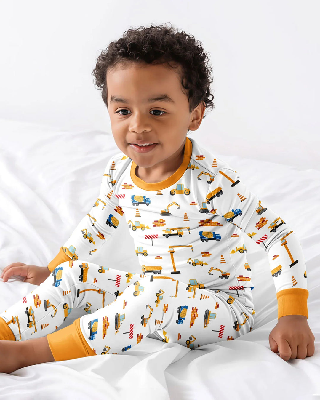 Construction Bamboo Two Piece Pajama Set