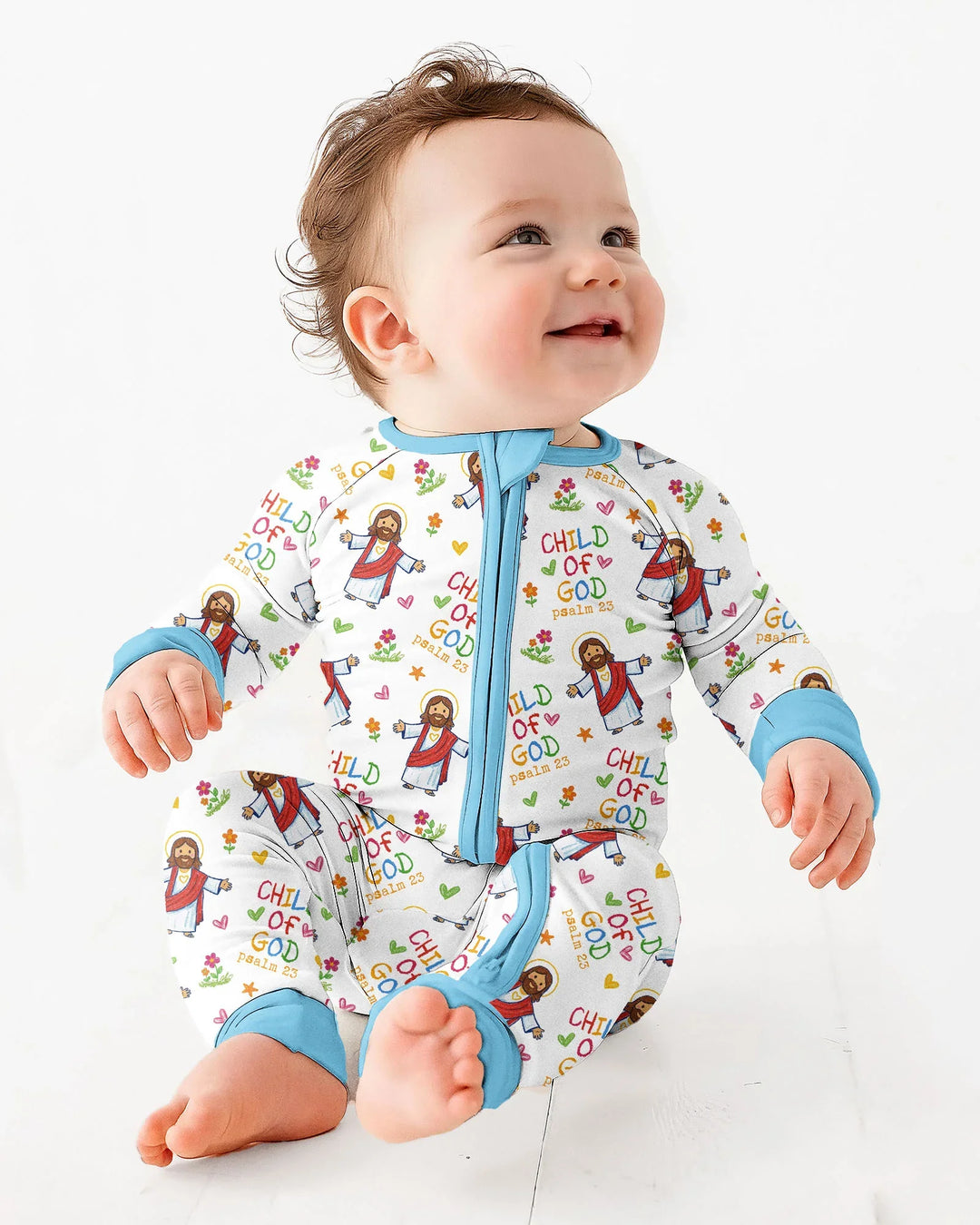 Gerippte Babykleidung mit individuellem Foto - Weich &amp; Skizzenhaft