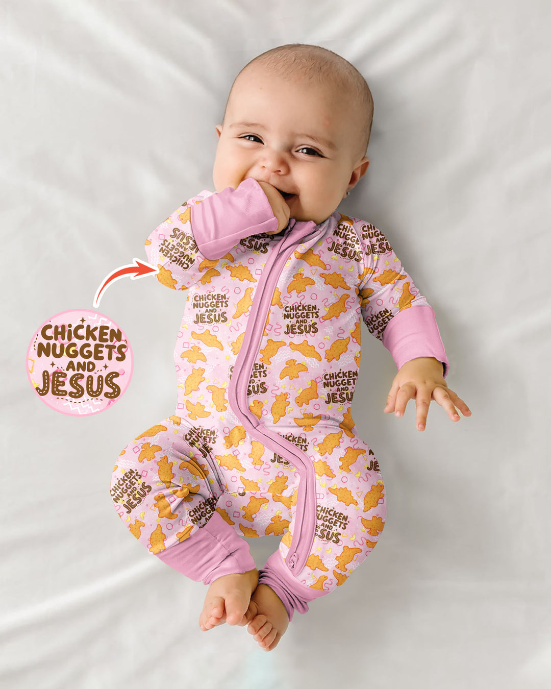 Gerippte Babykleidung mit individuellem Foto - Weich &amp; Skizzenhaft