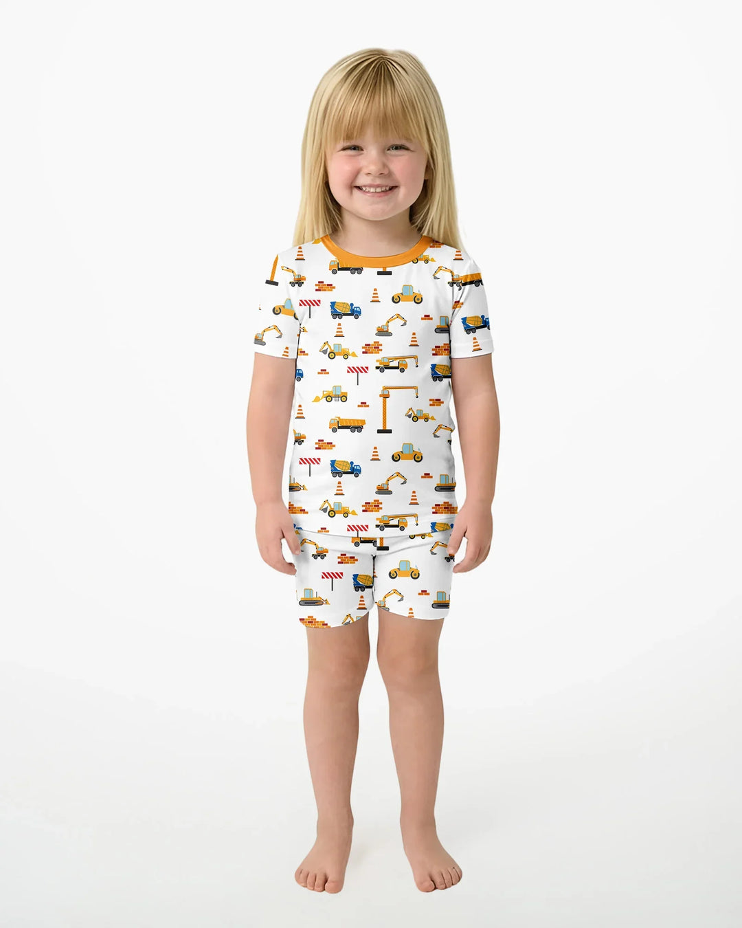 Konstruktion Bambus Zweiteiliger Kurzarm-Shorts-Pyjama-Set