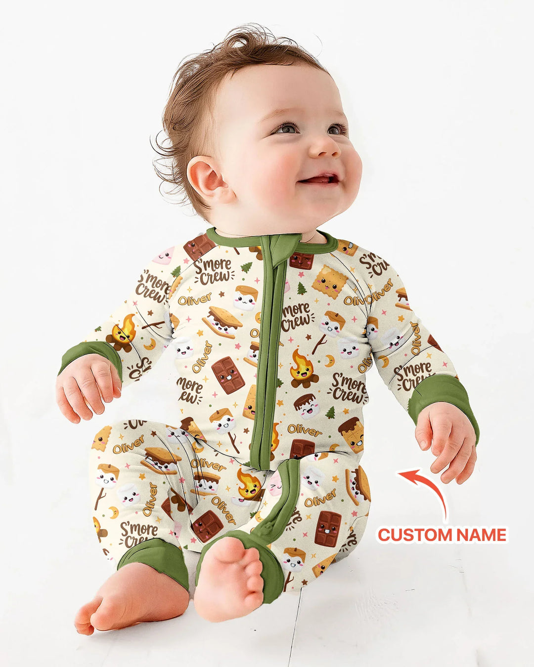 Gerippte Babykleidung mit individuellem Foto - Weich &amp; Skizzenhaft