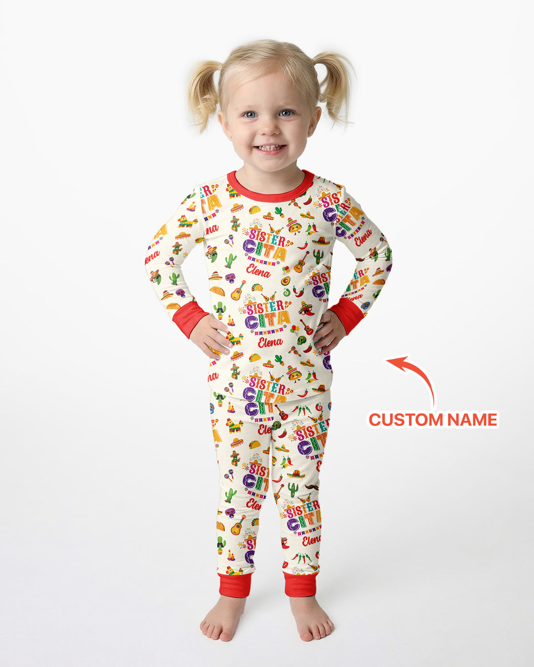 My First Fiesta Bamboo Two Piece Long Sleeve Pajama Set