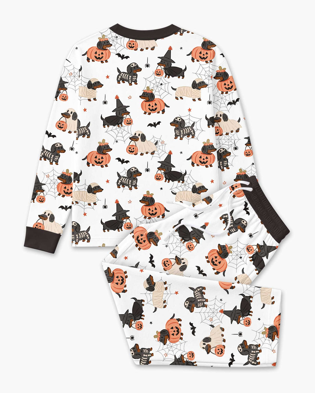 Howl-O-Weenie Dachshund Bamboo Men's Pajama Set