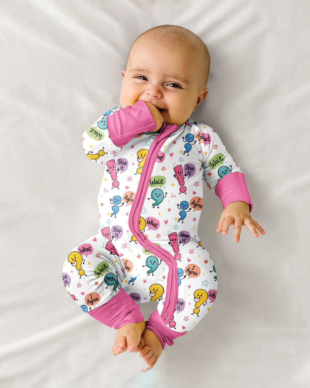 Punctuation Emotion Bamboo Convertible Zippy