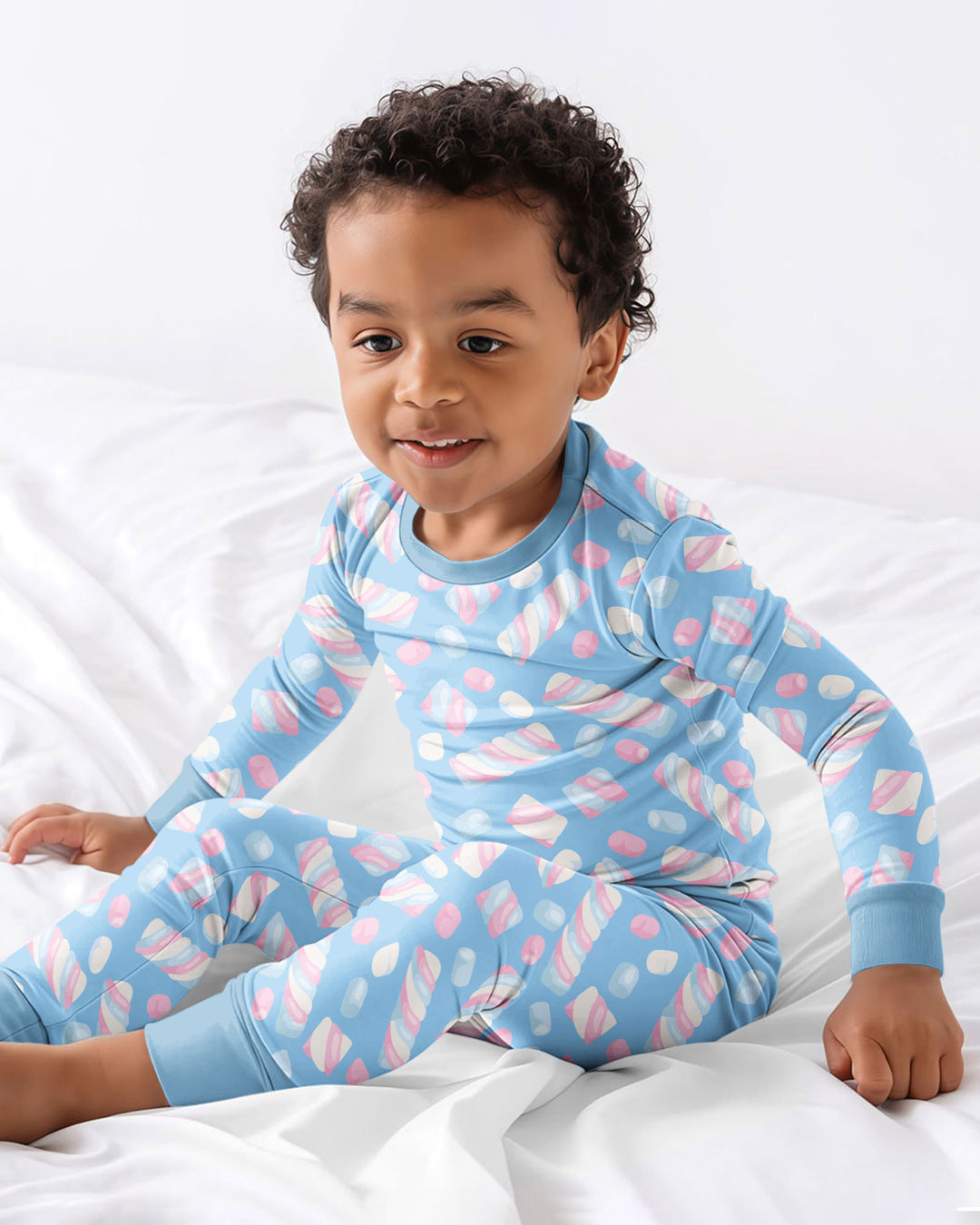 Mallow Mania Bamboo Two Piece Long Sleeve Pajama Set