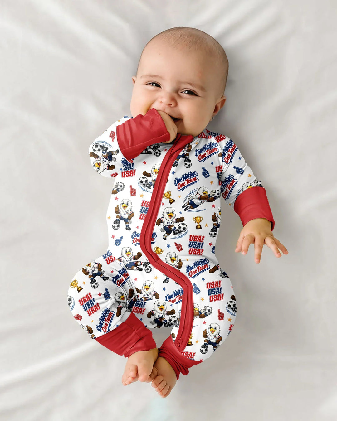 Gerippte Babykleidung mit individuellem Foto - Weich &amp; Skizzenhaft
