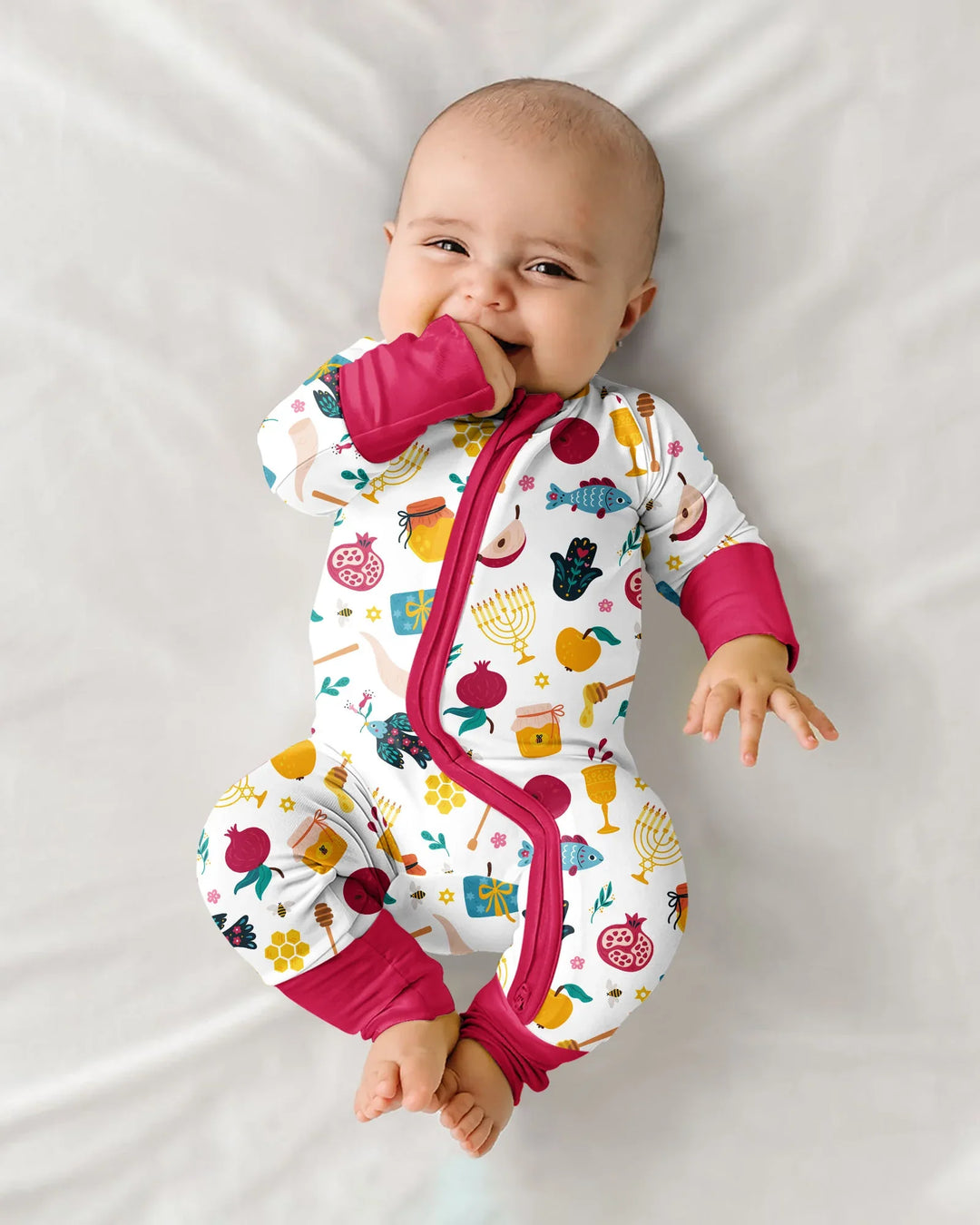 Gerippte Babykleidung mit individuellem Foto - Weich &amp; Skizzenhaft