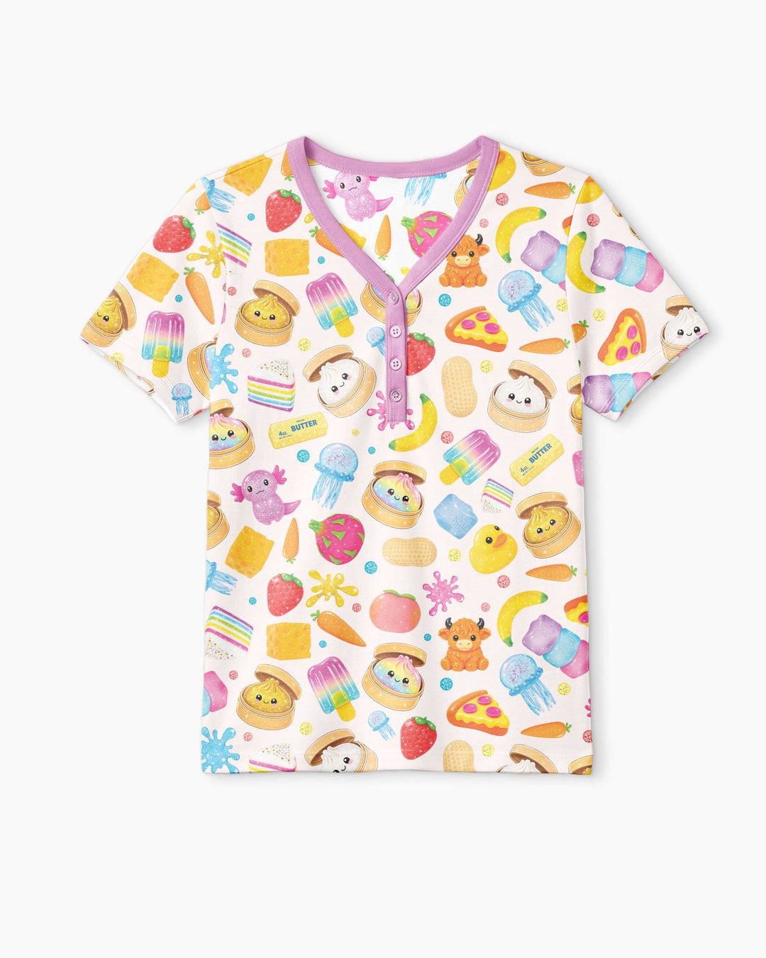 In My Squishies Era Bamboo Women Short Sleeve Short Pajama Set