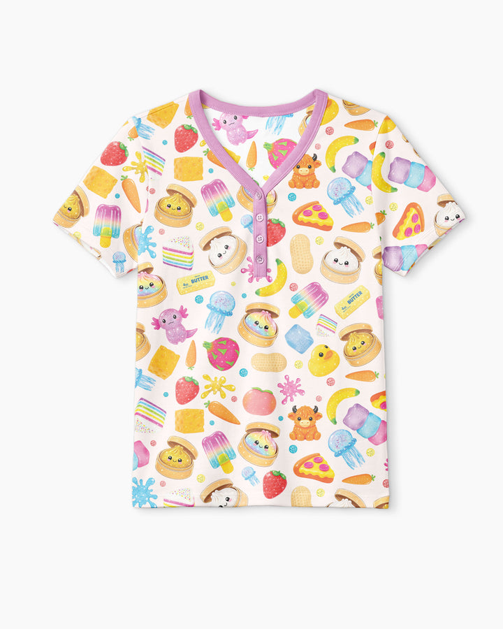 In My Squishies Era Bamboo Women Short Sleeve Short Pajama Set