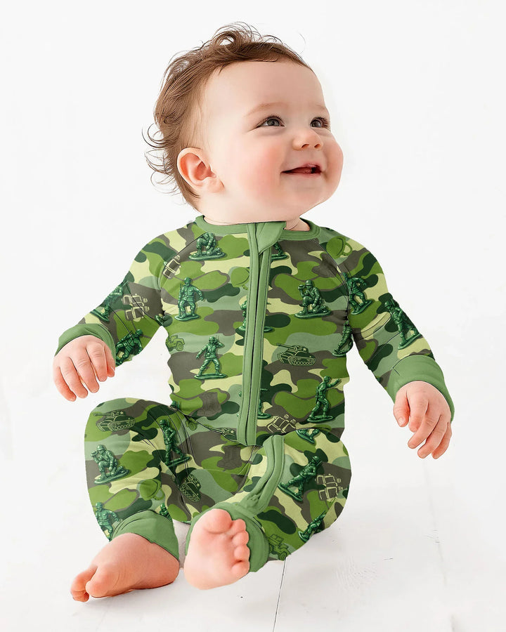 Gerippte Babykleidung mit individuellem Foto - Weich &amp; Skizzenhaft