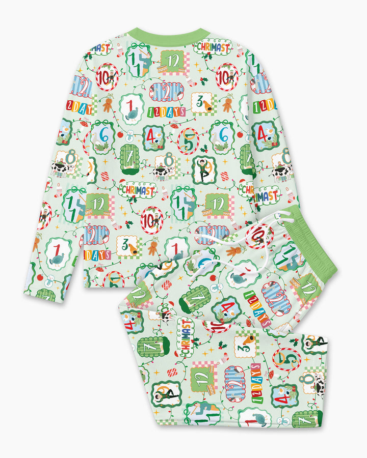 12 Christmas Prayers Bamboo Men's Pajama Set
