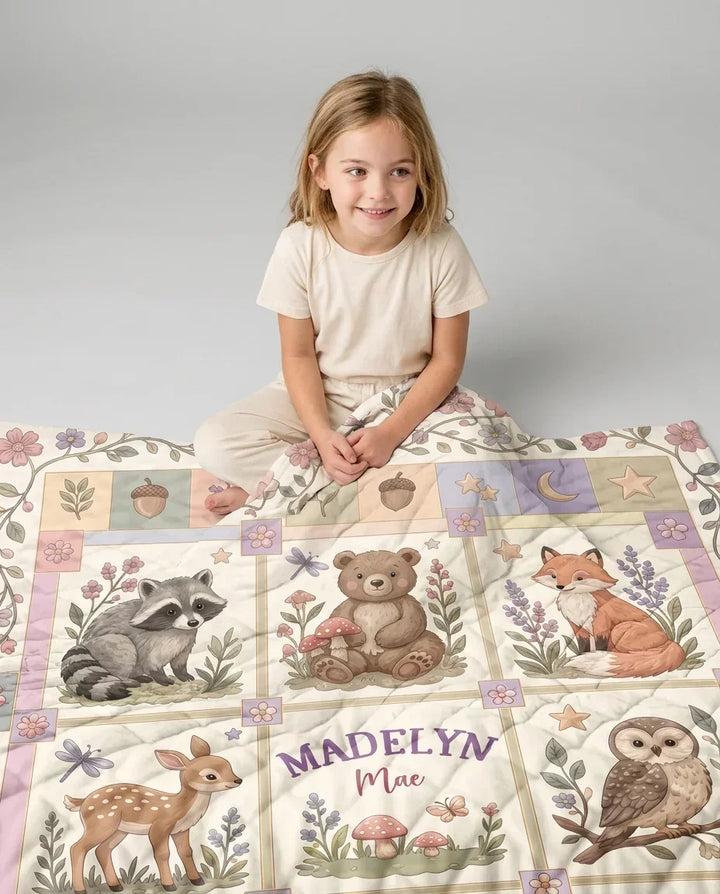 Vorlage Quilt Decke