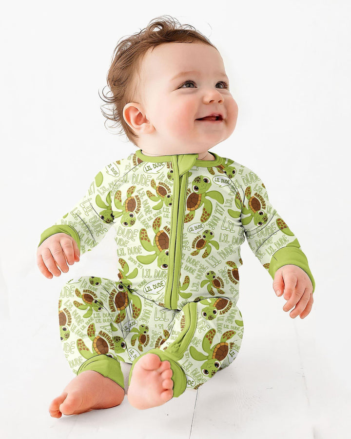 Gerippte Babykleidung mit individuellem Foto - Weich &amp; Skizzenhaft
